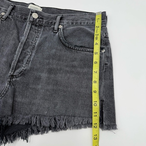 Citizens Of Humanity Women’s Annabelle Raw Cut Denim Shorts 29 Organic Cotton - Picture 9 of 10